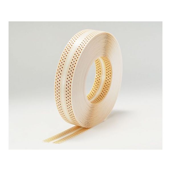 広島 ABS 4R コーナーテープ (3列穴) 両面テープ付 347-12 1巻 61-9675-14（直送品）