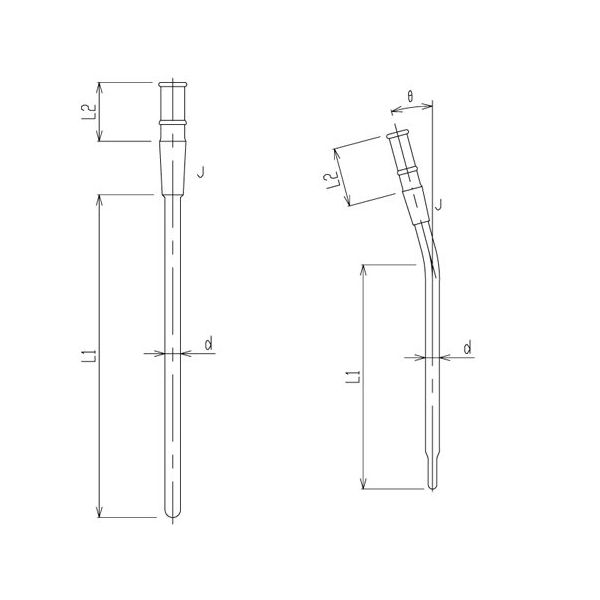 旭製作所 反応容器用温度計保護管 3380