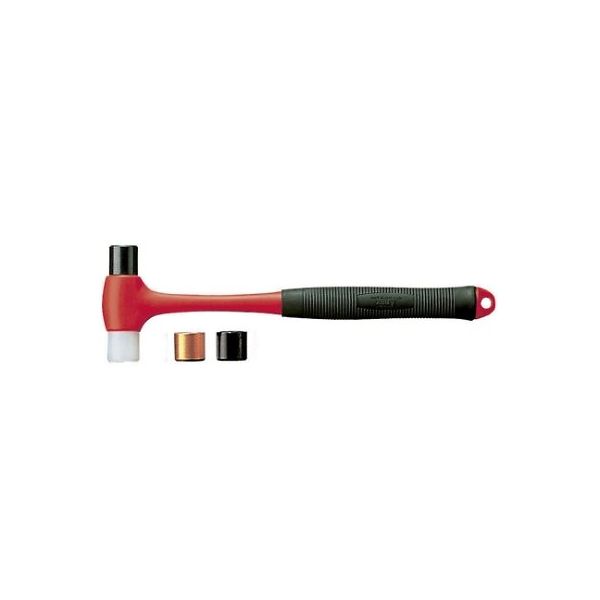 アネックスツール 中ハンマー用ナイロン3個 No.9047 L00051 1個(3個) 61-6494-17（直送品）