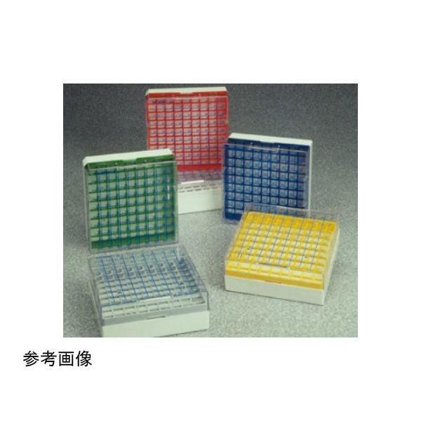 サーモフィッシャーサイエンティフィック クライオボックス 9×9 黄 867013-0241JP 1箱(4個) 65-5644-14（直送品）