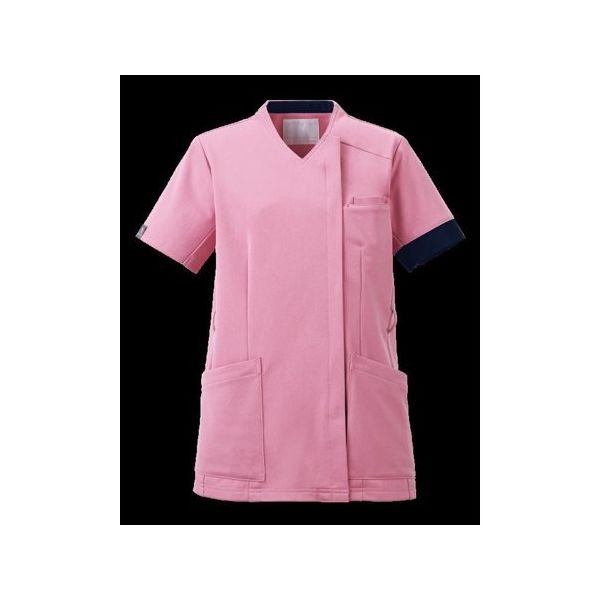 オンワード &COLOR サイドファスナースクラブ(男女兼用)ミスティピンク L HS-8074 1枚 65-5685-34　スクラブ（直送品）