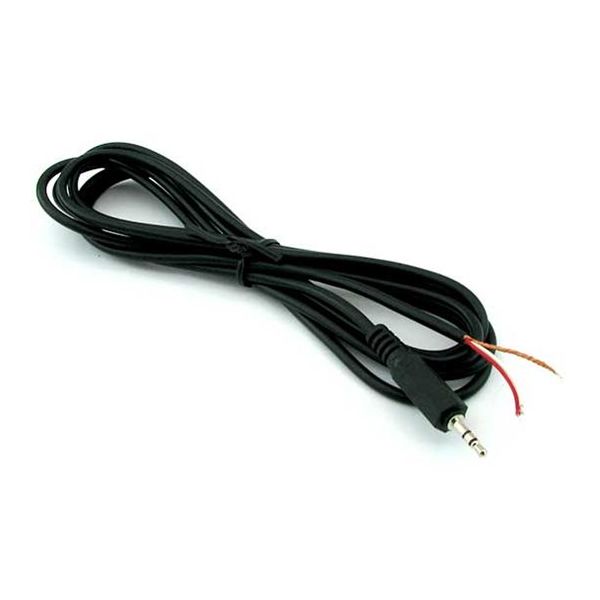 共立電子産業 片端φ2.5 ステレオプラグ付きケーブル 1.8m #21 1個 65-8727-90（直送品）