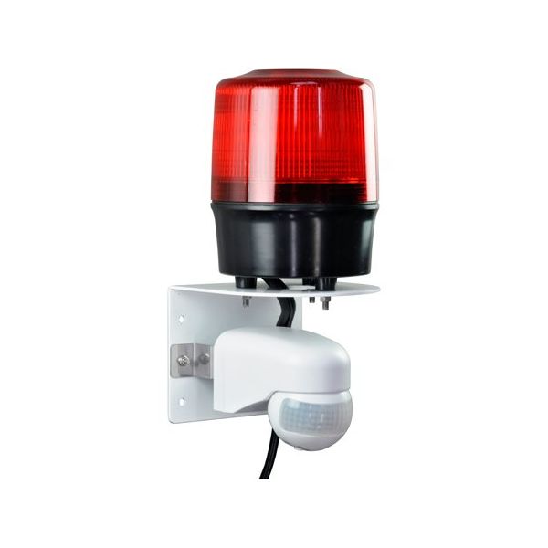 日惠製作所 センサー付LED回転灯φ120 ニコトーチ・120(赤) AC100V 人感