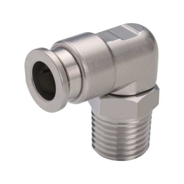 日本ピスコ 耐腐蝕用SUS316ワンタッチ継手 チューブフィッティングSUS316 エルボ SSPL8-02 1個 67-2266-91（直送品）