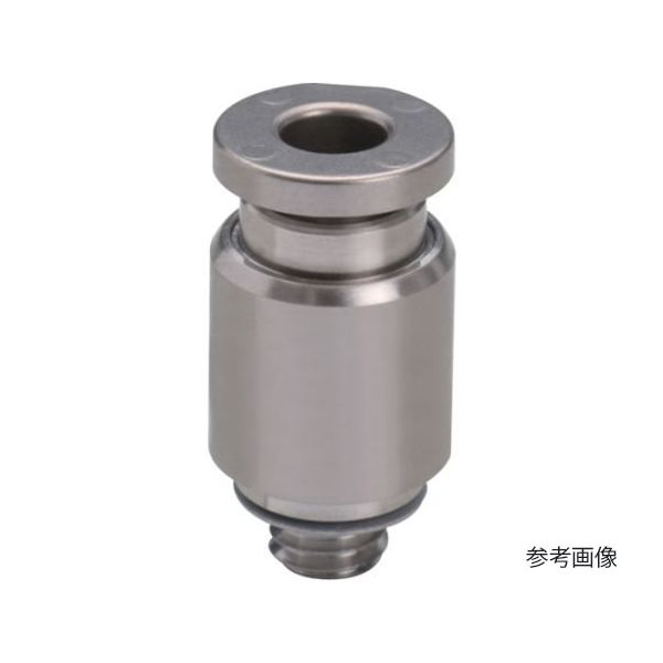 耐腐蝕用ワンタッチ継手 チューブフィッティングSUS316 六角穴付ストレート φ6用 接続口径M5×0.8 SSPOC6-M5 1個（直送品）