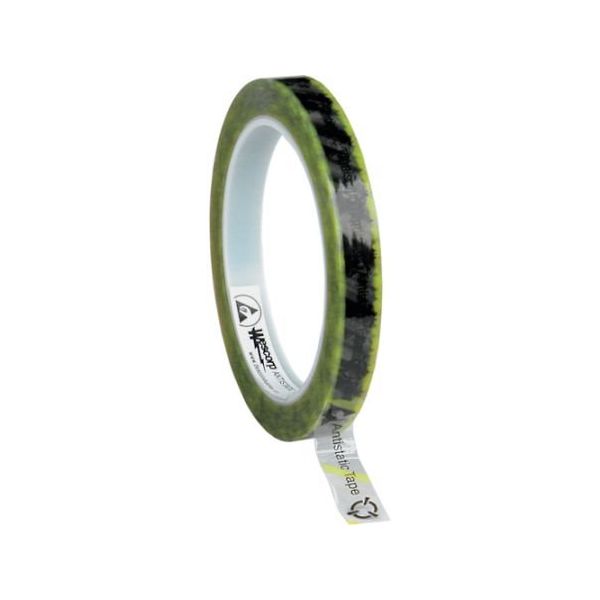 DESCO JAPAN 静電気防止テープ マーク付き 13mmX65.8m 巻芯径76mm 79275 1巻 67-2276-61（直送品）