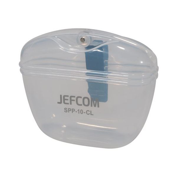 ジェフコム ソフトパーツポケット 130×50×110mm 透明ボディ SPP-10-CL 1個 67-3072-33（直送品）