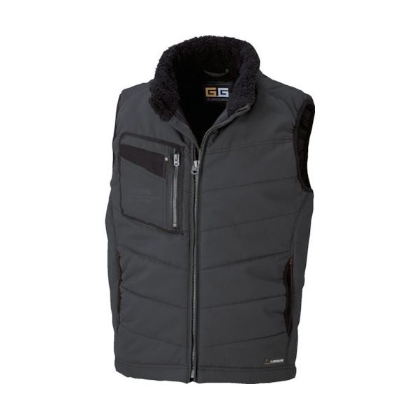 桑和 G.G. 5106 防寒ベスト チャコールグレー L 5106-23-L 1着 531-4654（直送品）