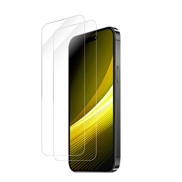 LEPLUS NEXT iPhone 15/15 Pro  ガラスフィルム  2枚入り 超透明 LN-IM23FG2SET 1個（直送品）