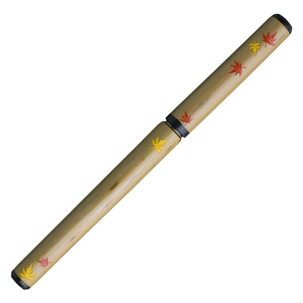 あかしや 天然竹筆ペン 紅葉 透明ケース入り AK2700MP-28 1個（直送品）
