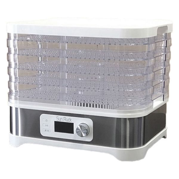 SunRuck フードドライヤー 食品乾燥機 大容量5段トレイ 温度調節 タイマー付 SR-EFD010 1台（直送品）