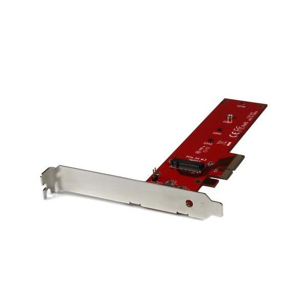 StarTech.com x4 PCI Express 3.0 ー M.2 PCIe NVMe SSD 変換アダプタ PEX4M2E1 1個（直送品）