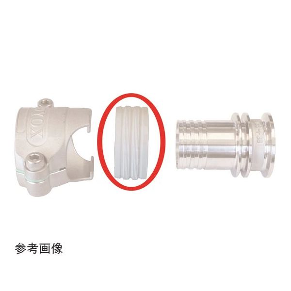 トヨックス トヨコネクタ TC6ーF・TC6ーCS型 交換用ゴムキャップ 適合ホース32ミリ TC6-F32-G 1個 65-0842-40（直送品）