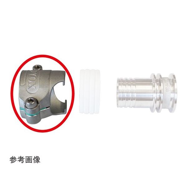 トヨックス トヨコネクタ TC6ーF・TC6ーCS型 交換用クランプセット 適合ホース38ミリ TC6-F38-CBSS 1個（直送品）