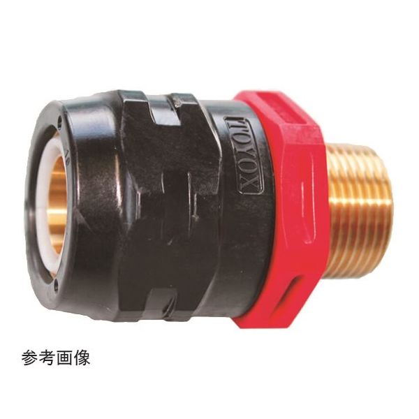 トヨックス トヨコネクタ TC3ーPB型 適合ホース19ミリ 継手規格R3/4 TC3-PB19-R3/4 1個 65-0878-48（直送品）