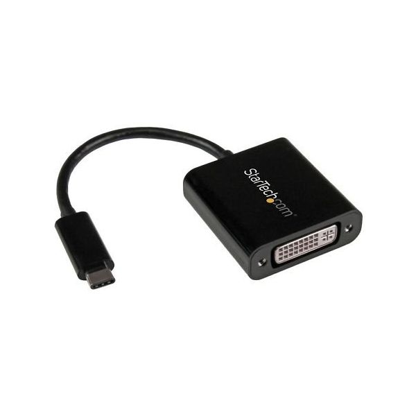 StarTech.com USB TypeーC ー DVI変換ディスプレイアダプタ CDP2DVI 1個 65-1896-78（直送品）