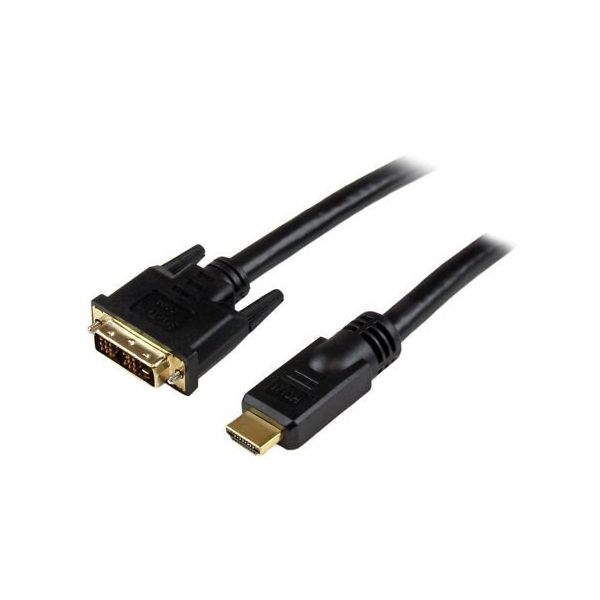 StarTech.com HDMI ー DVIーD変換ケーブル 9.1m オス/オス HDMIDVIMM30 1個 65-1903-04（直送品）