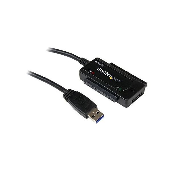 StarTech.com USB 3.0 ー SATA/IDEドライブ変換アダプタ USB3SSATAIDE 1個 65-1892-52（直送品）