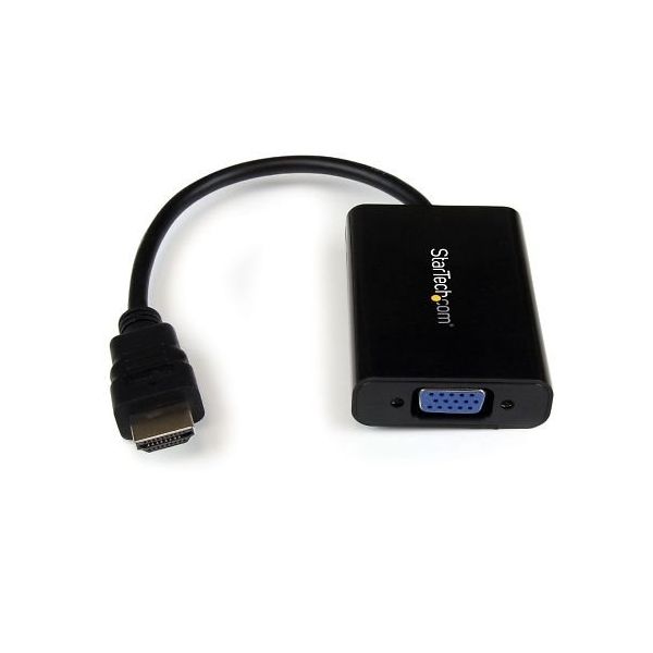 StarTech.com HDMI ー VGA変換ディスプレイアダプタ オーディオ対応 1920x1080 HD2VGAA2 1個（直送品）