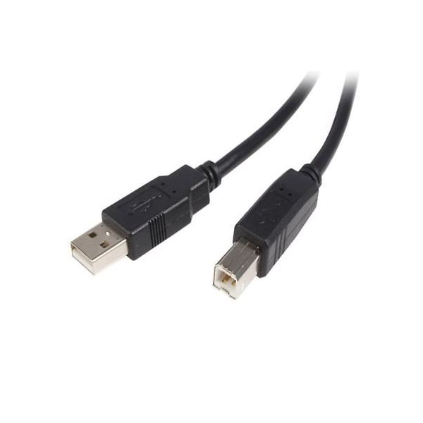 StarTech.com USB 2.0ケーブル 1m AーB オス/オス USB2HAB1M 1個 65-1913-65（直送品）