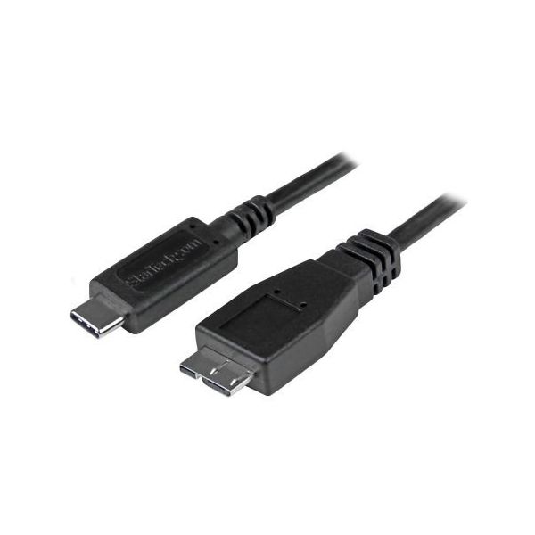 USBーC ー USB 3.0 MicroーB 変換ケーブル 1m 3.1(10Gbps)対応 USB31CUB1M 1個（直送品）
