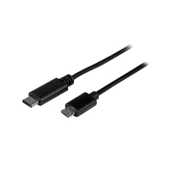 StarTech.com USBーC ー マイクロB 変換ケーブル 1m USB 2.0対応 USB2CUB1M 1個 65-1895-65（直送品）
