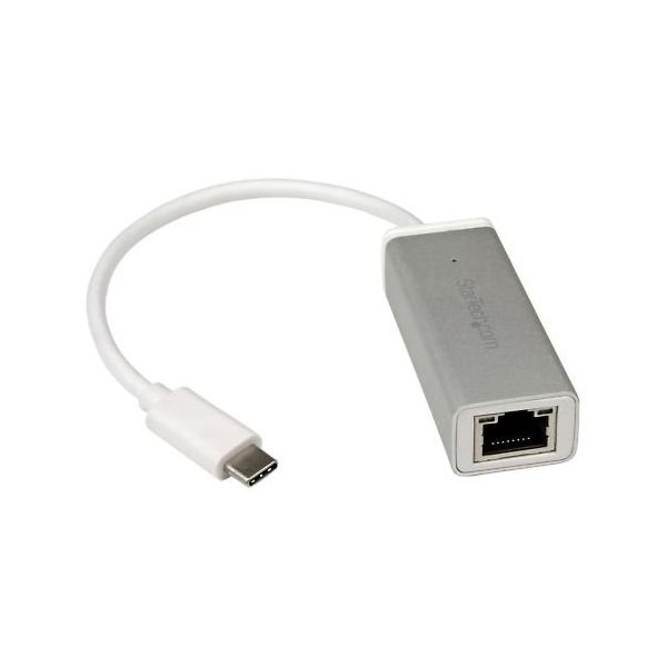 StarTech.com USB TypeーC有線LAN変換アダプタ ギガビット対応 シルバー US1GC30A 1個 65-1896-48（直送品）