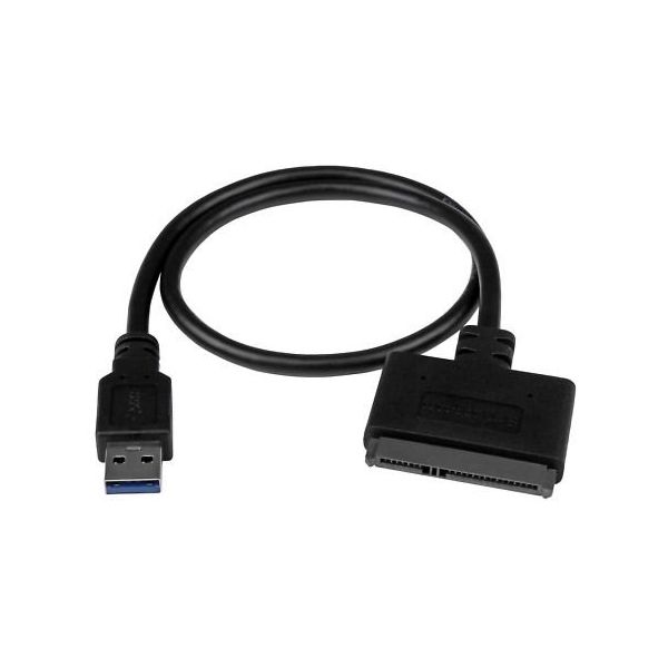 2.5インチSATA ー USB 3.1 ケーブルアダプタ Gen 2(10 Gbps)準拠 USB312SAT3CB 1個（直送品）