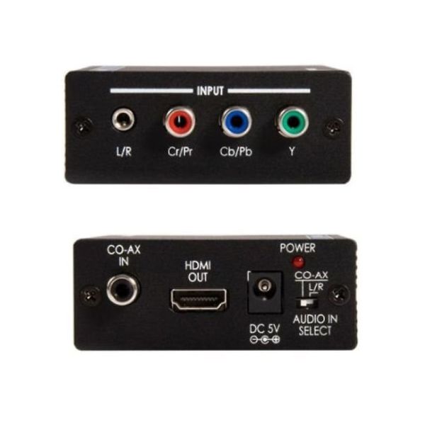 StarTech.com コンポーネント ー HDMI コンバータ アナログ/デジタルオーディオ入力対応 CPNTA2HDMI 1個（直送品）