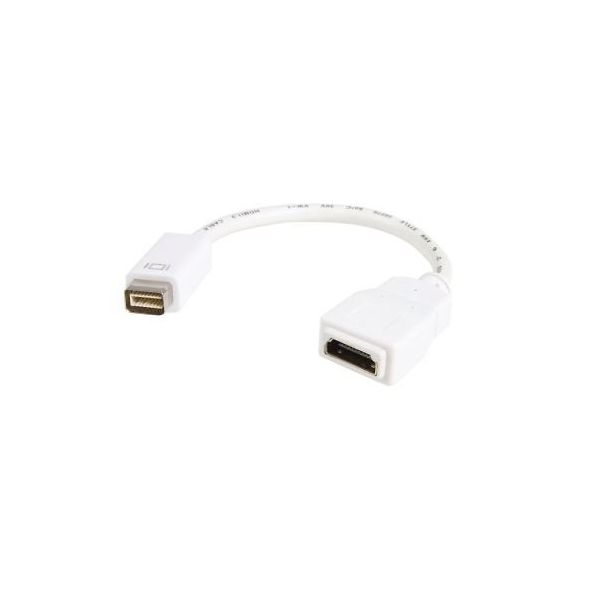 StarTech.com Mini DVI ー HDMI変換アダプタ オス/メス ホワイト MDVIHDMIMF 1個 65-1894-16（直送品）