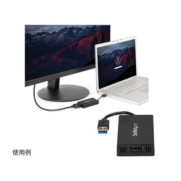 StarTech.com USB 3.0 ー DisplayPort変換ディスプレイアダプタ 4K