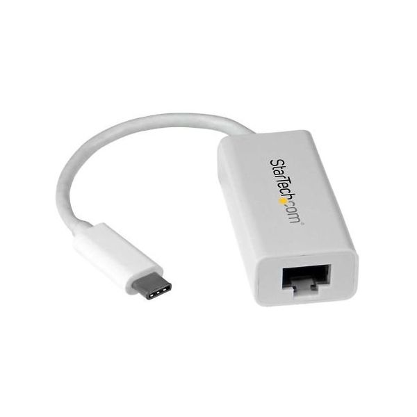 StarTech.com USB TypeーC有線LANアダプタ ギガビット対応 ホワイト US1GC30W 1個 65-1895-74（直送品）