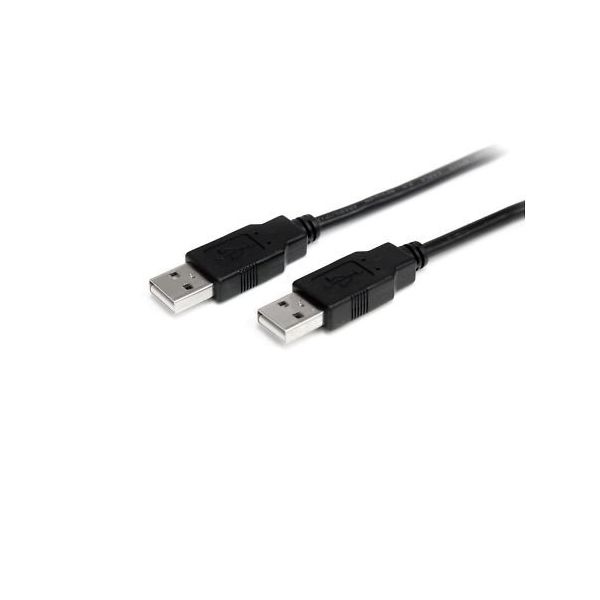 StarTech.com 1m USB 2.0 ケーブル(A ー A コネクタ)オス/オス USB2AA1M 1個 65-1898-78（直送品）
