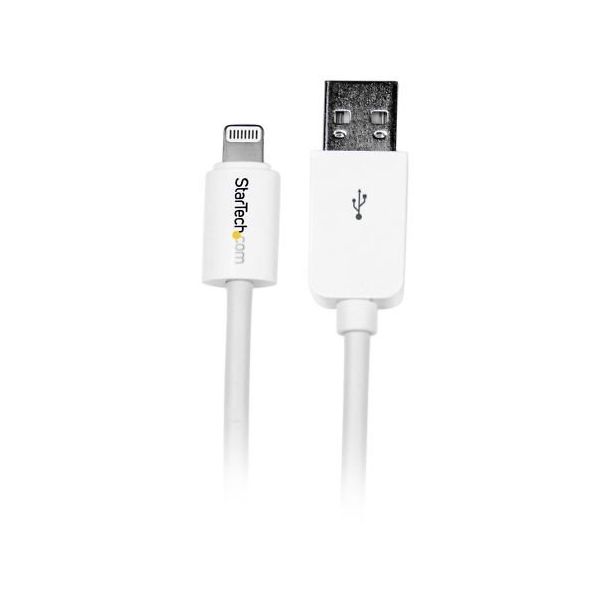 Lightning ー USBケーブル 3m ホワイト Apple MFi認証 iPhone/ iPad対応 USBLT3MW 1個（直送品）