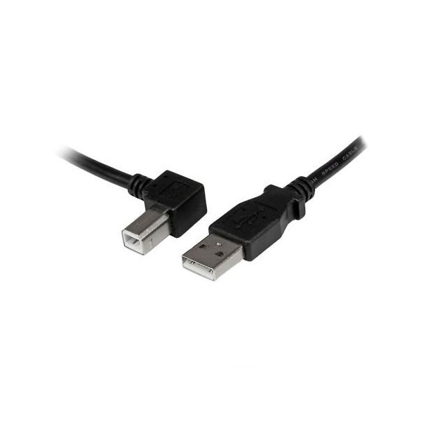 StarTech.com USB 2.0 ケーブル 3m TypeーA ー TypeーB(L型左向き) オス/オス USBAB3ML 1個（直送品）