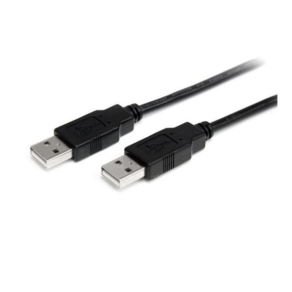 StarTech.com 2m USB 2.0 ケーブル(A ー A コネクタ)オス/オス USB2AA2M 1個 65-1900-62（直送品）