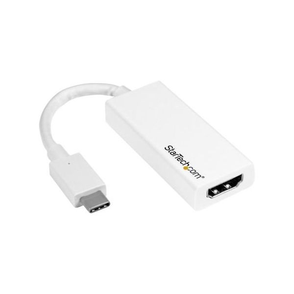 USB TypeーC ー HDMI変換ディスプレイアダプタ ホワイト 4K/60Hz対応 CDP2HD4K60W 1個（直送品）