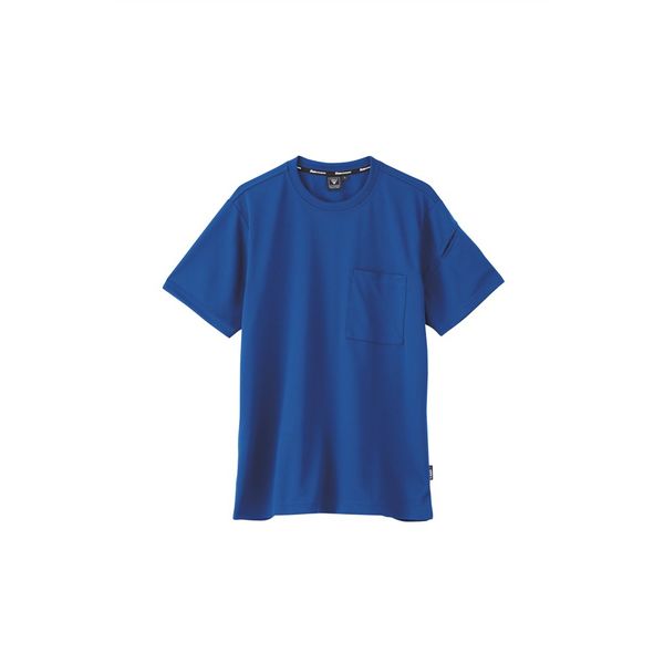 ジーベック 制電半袖Tシャツ ロイヤルブルー SS 6044ー46ーSS 6044 1着（直送品）