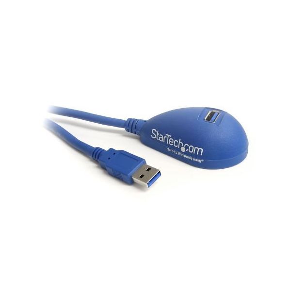 USB 3.0延長ケーブル 1.5m 卓上使用に最適 TypeーA(オス) ー TypeーA(メス) USB3SEXT5DSK 1個（直送品）