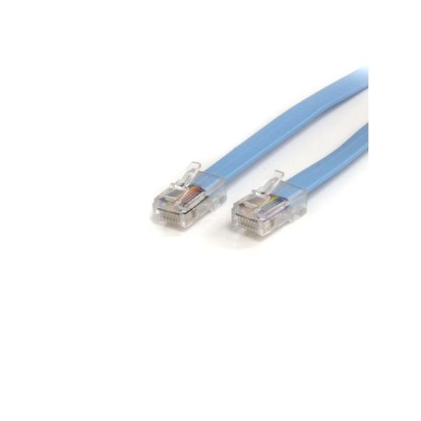 StarTech.com Cisco規格準拠コンソール/ロールオーバーケーブル 1.8m RJ45(オス) ー ROLLOVERMM6 1個（直送品）  - アスクル