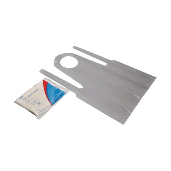 東京硝子器械 TGK 胸当エプロン R94110 100枚入 509-87-04-11 1箱(100枚) 185-9750（直送品）