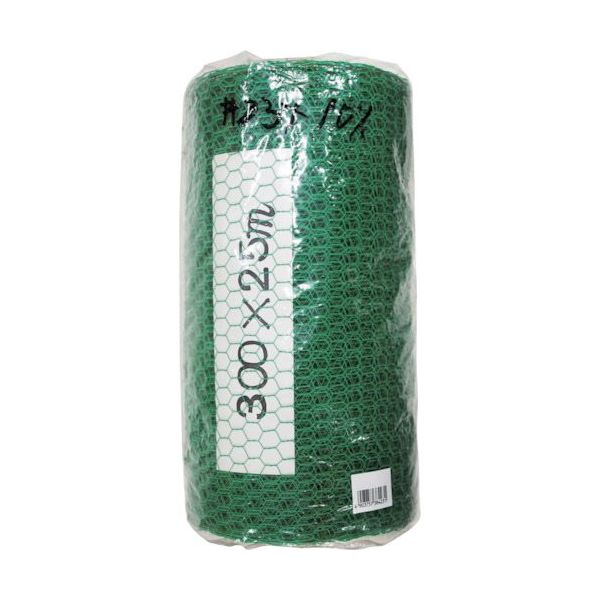 和気産業 WAKI 金網カラー亀甲 23X10X300X25M グリーン 102163200 1巻 334-1475（直送品）