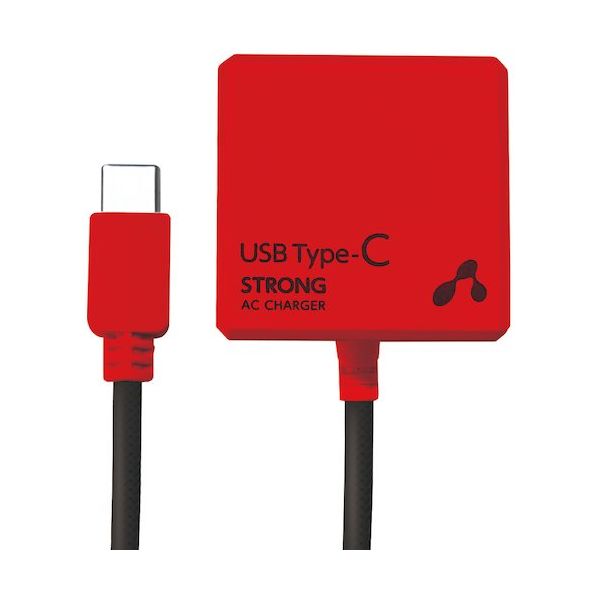 エアージェイ TYPEーC 2.4Aタイプ ACストロング充電器 BKR AKJ-CT24STG 1個 392-7343（直送品）