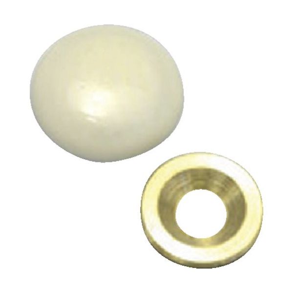 八幡ねじ YAHATA 連結キャップ 茶 4979874418678 1セット(100個) 470-4156（直送品）