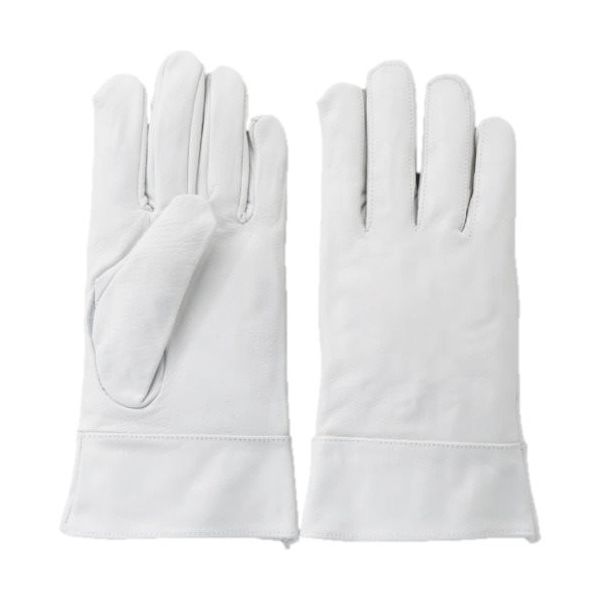 柏田製作所 柏田 牛革クレスト袖付手袋 丸指型 F CN-513 1双 473-3923（直送品）