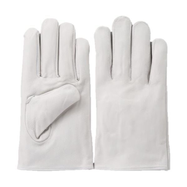 柏田製作所 柏田 牛革クレスト手袋 丸指型(無地袋仕様) L CN-514-L 1双 473-3995（直送品）