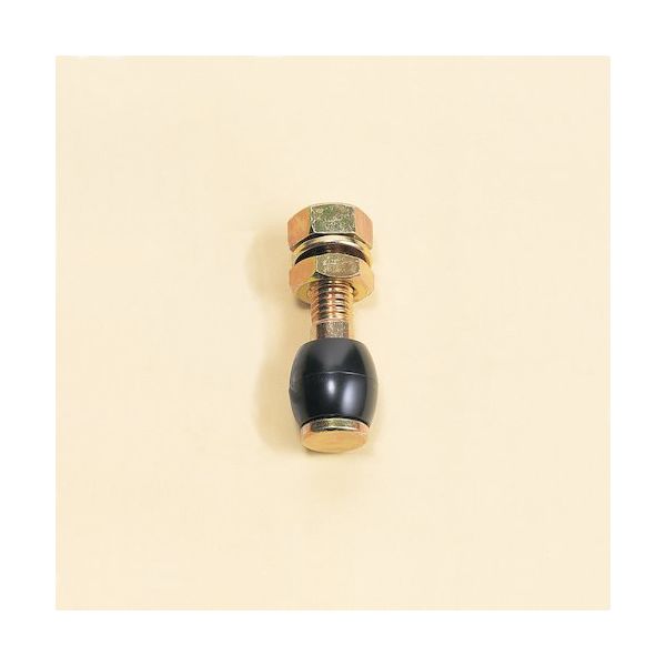 ヤボシ ボルト付ガイドローラー(樹脂ローラー)(スチール製) 4号 4BROL-J 1個 495-0722（直送品）