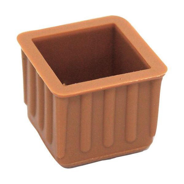 和気産業 WAKI イスキャップB薄茶角 BCー281 21MM 1個 335-2388（直送品）