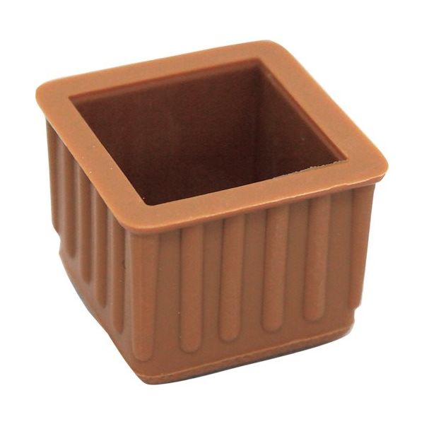 和気産業 WAKI イスキャップB薄茶角 BCー282 24MM 1個 335-5616（直送品）