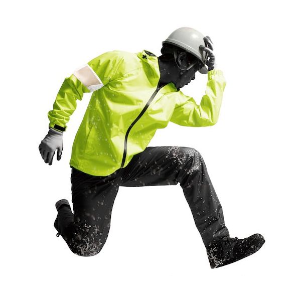 マック レインフィールムーブ EL フラッシュグリーン AS570044 1着 532-7510（直送品）